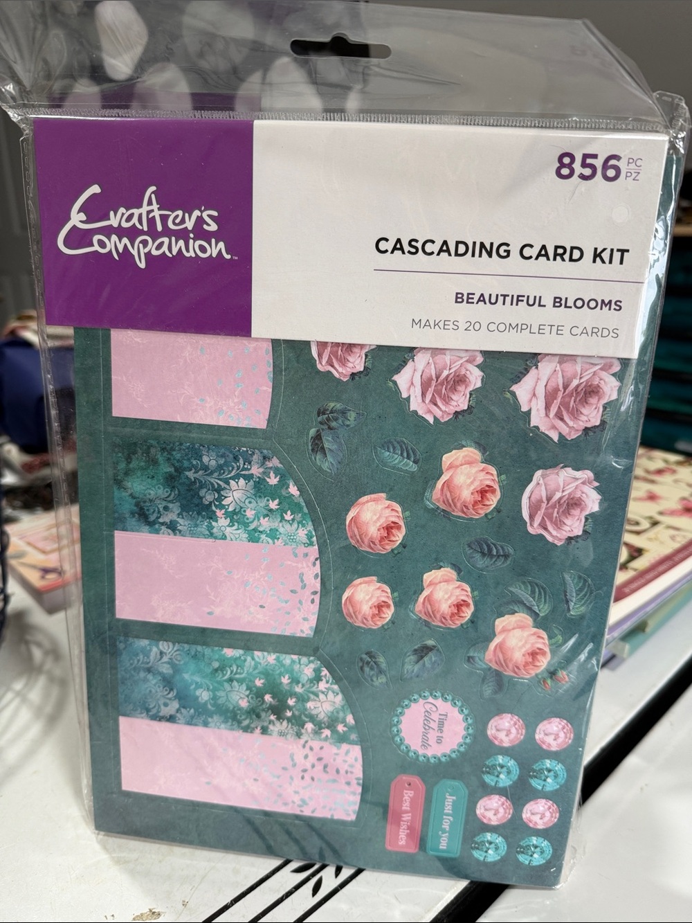 Crafters Companion Beautiful Blooms Cascading Card Kit